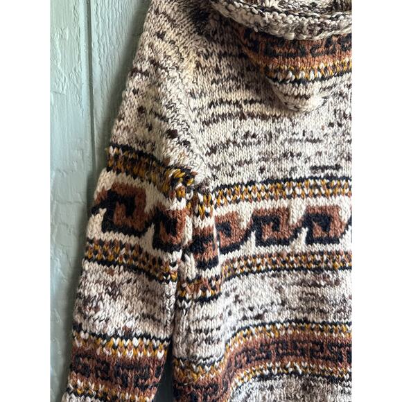 Vintage Handspun Wool Sweater, Small - Picture 7 of 9